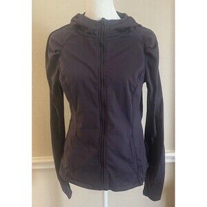 Yogalicious Jacket Full Zip Womens Medium Purple Athleisure hoodie